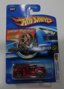 2005 First Edition Hot Wheels FTE Scion X8 X-Raycers 3/10 - NEW # 053 RED - Picture 1 of 2