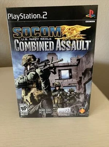 SOCOM U.S. NAVY SEALS Combined Assault Demo Disc Sealed Rare Promo PlayStation 2 - Picture 1 of 8