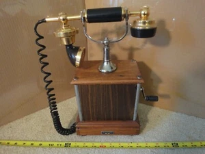 Raro! Vintage, originale nippon, manovella, telefono a carica. Made in Japan. - Foto 1 di 8