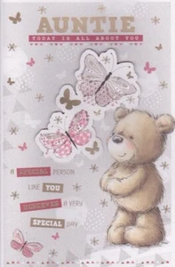 Tarjeta de cumpleaños de tía grande de 8 páginas tarjeta de recuerdo especial - Imagen 1 de 8