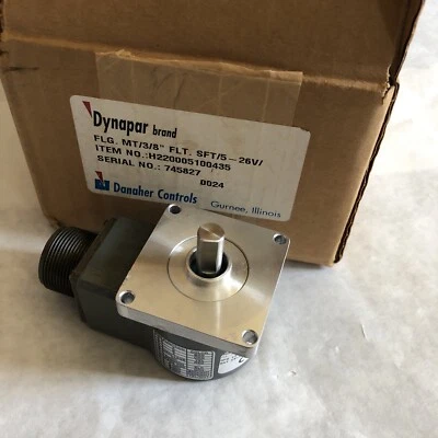 NEW DYNAPAR H220005100435 ENCODER DIRECTIONAL FLANGE 7PIN MALE PILOT,EC - Image 1 of 4