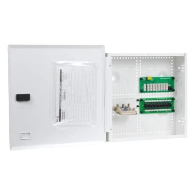 ICC 14" Plastic Wiring Enclosure Voice Data & Video Combo w/ Cover (#3966Q) - Image 1 of 4