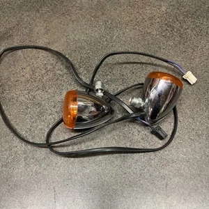 2006 Harley Davidson Dyna FXDL Low Rider Front Left Right Turn Signal Light Lamp - Picture 1 of 5