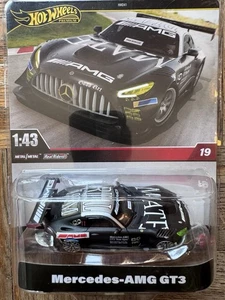 Hot Wheels Premium Mercedes-AMG GT3 Diecast 1:43 Scale + Protective Case - New - Picture 1 of 4