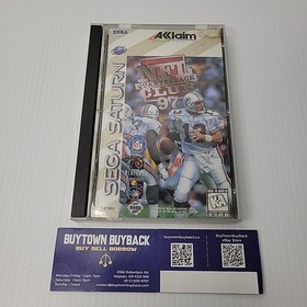 NFL Quarterback Club 97 (Sega Saturn, 1996) With Manual