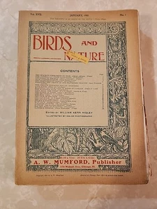 9 Birds And Nature Magazine January to June, Sept to Nov 1905 A.W. Mumford - Picture 1 of 22
