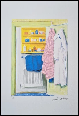 DAVID HOCKNEY * Two Robes * 50 x 35 cm * signed lithograph * limited # 135/500 - Bild 1 von 4