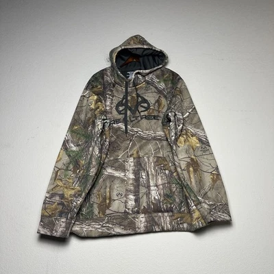 Pullover Real Tree Camuflaje Pato Caza Verde Bosque Otoño Sudadera con Capucha Hombres L Prendas exteriores Foto 1 de 4