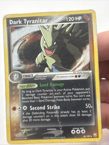 Dark Tyranitar 20/109 Holo rara carta Pokémon Team Rocket Returns - Foto 1 di 7