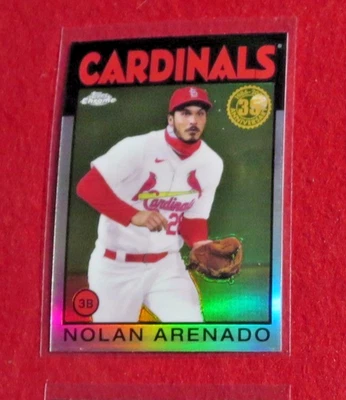 2021 Topps Chrome Nolan Arenado #86BC-5  35th Anniversary   St. Louis Cardinals - Image 1 of 2