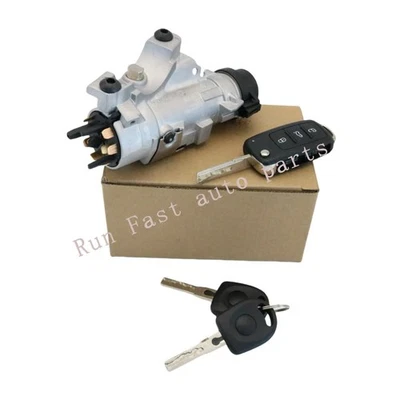 4B0905851P For 1999-04 VW Golf Ignition Lock Cylinder Assembly W/ Key Shells - Imagem 1 de 4