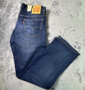 Jeans Levis 569 uomo 36x34 blu sciolto gamba dritta vita media skate larghi nuovo con etichette - Foto 1 di 7
