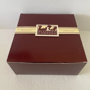 Pleasant Company American Girl Doll EMPTY Box Burgundy With Band - SAA Heart - Picture 1 of 5