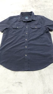 PrAna Mens Medium Blue Cayman Button Down Shirt - Picture 1 of 8