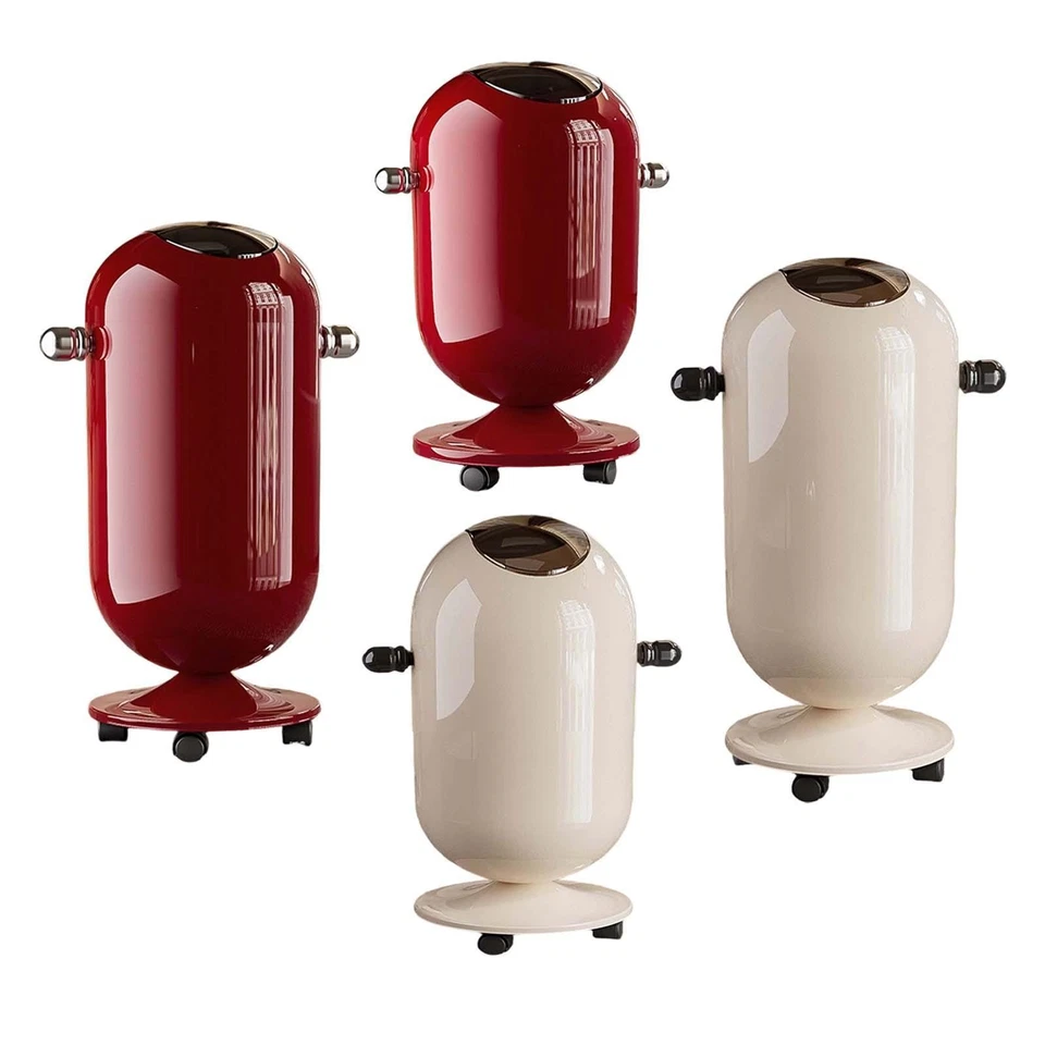 Kitchen Trash Can with Wheels Wastebasket for Restaurants Bathroom Bedroom - Image 1 of 2
