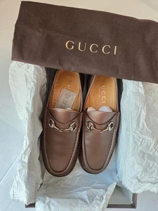 GUCCI Herren Laredo Kalb Herren Halbschuhe US 7,5 Farbe Braun Gebraucht Sehr guter Zustand - Bild 1 von 17