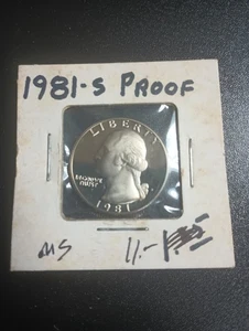 Lot Wasington proof quarters 1981 - Picture 1 of 6
