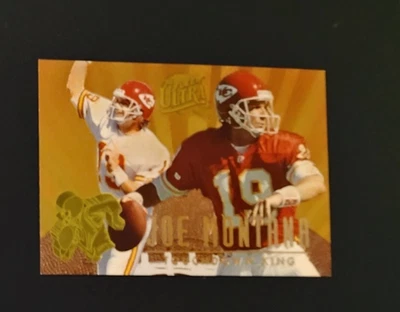 1994 Fleer Ultra Touchdown Kings Joe Montana cartão #3 de 9 quase perfeito - perfeito estado - Imagem 1 de 2