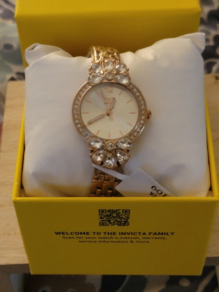 Nuevo Reloj Mujer Invicta Wildflower - 30mm, Oro Rosa (69109) Foto 1 de 1