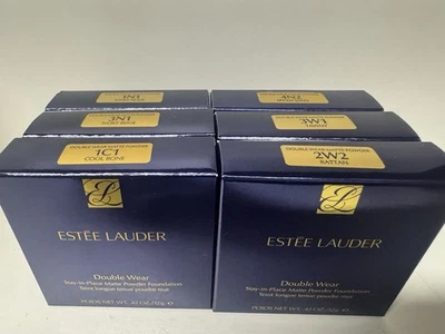 ESTEE LAUDER DOUBLE WEAR STAY IN PLACE MATTE POWDER FOUNDATION COMPACT .42oz NIB - Image 1 of 2