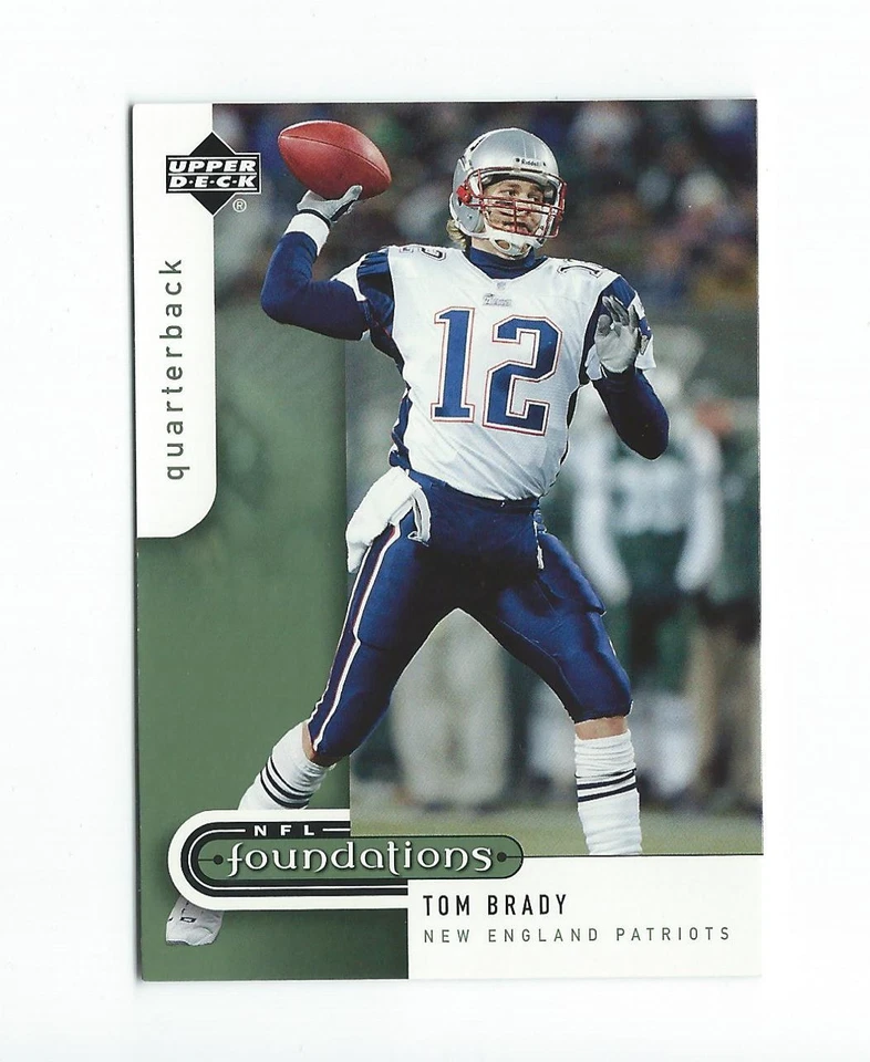 2005 Upper Deck Foundations #55 Tom Brady Patriots - Image 1 of 1
