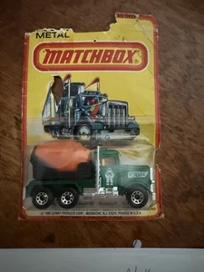 No19 Peterbilt Cement Truck Matchbox Green - Picture 1 of 1