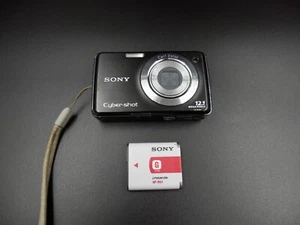 SONY Cyber-Shot DSC-W220 Digital Camera 12.1 MP 4x Zoom Black - Photo 1/8