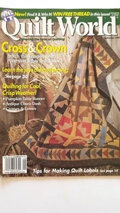 Quilt World Magazine September 1999 Cross & Crown Cover Quilt - Picture 1 of 2