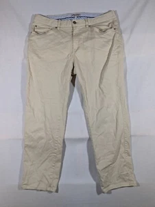 Peter Millar Pants Mens 34 Chino Ultimate 5-Pocket Straight Sateen Stretch Beige - Picture 1 of 11