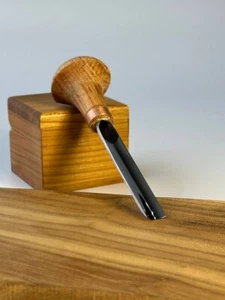 Barrido de gubia de palma 7, 0,4", herramientas para tallar madera, herramienta de acero forjado, relieve de detalle - Imagen 1 de 7