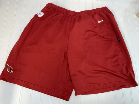 Arizona Cardinals Shorts Men XXL Red Football NFL On-Field Dri Fit Nike Official Cover