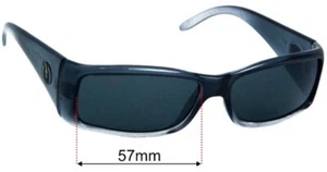 SFx Ersatz-Sonnenbrillengläser passt elektrisch HI FI - 57 mm breit - Bild 1 von 26