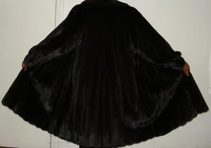 Revillon Natural Ranch Mink Fur Coat Size 4-6 EXCELLENT CONDITION Free Shipping - Picture 1 of 7