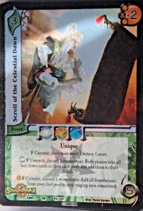 Juego de lámina de activos UFS ShadoWar - ""Scroll of the Celestial Dawn"" SW01 - Imagen 1 de 1