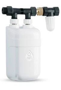 Calentador de agua eléctrico instantáneo con conector y válvula de corte - Imagen 1 de 5