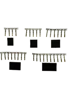 Dupont Style Connector - Male Housing with Female Terminals- 4/5/6/8/10 pin - Picture 1 of 6