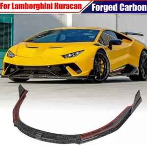 Alerón labial parachoques delantero de carbono forjado para Lamborghini Huracan Performante 17-19 - Imagen 1 de 7