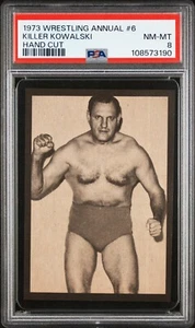 1973 Wrestling Annual #6 Killer Kowalski Hand Cut PSA 8 NM-MT Wrestling Card - Picture 1 of 2