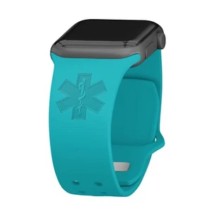 Affinity Bands First Responder Emergency Medical Team Engraved Apple Watch Band - Picture 1 of 35