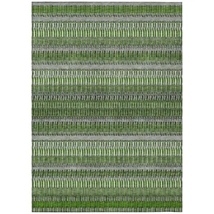 Addison Rugs Chantille ACN589 Green 5' x 7'6" Indoor Outdoor Area Rug, Easy - Picture 1 of 7