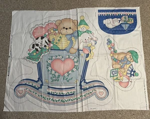 Vintage Cradle of Fun #3204 Daisy Kingdom Cottagecore USA Stoff Panel Kinderzimmer Dekor - Bild 1 von 5