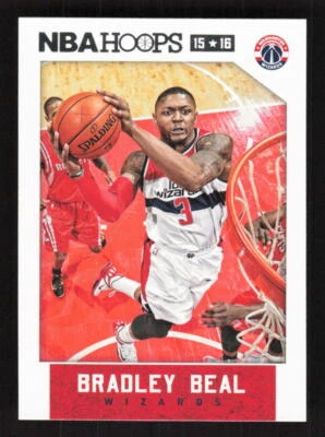 2015-16 Hoops #7 Bradley Beal Washington Wizards - Image 1 of 2