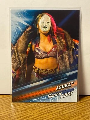 2019 Topps WWE Smackdown Live Asuka Blue Base Card #6 - Image 1 of 2