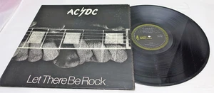 AC/DC Let There Be Rock Vinyl LP Record Alberts Aussie 1980 Pressing Black Label - Picture 1 of 4