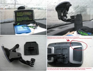 #325 Halterung Halter PKW Car Auto kompatibel mit TomTom Rider 400 450 500 550 - Bild 1 von 1