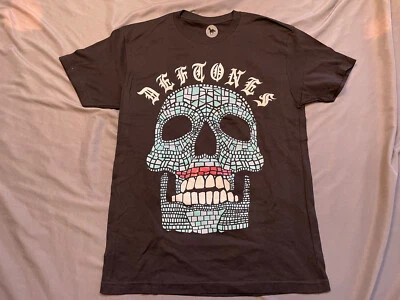 Deftones Mosaic Skull Small T-Shirt Official Nu-Metal Alternative team sleep - Image 1 of 2