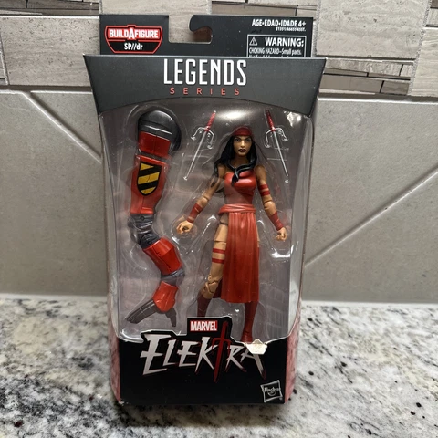 ELEKTRA 6" Marvel Legends SP/dr BAF Wave series defenders Natchios NEW  Torn Box Cover