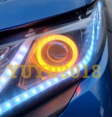 Anillo halo color ensueño para Toyota Camry 18-20 Flow Chasing RGB DRL señal BT APP Foto 1 de 4