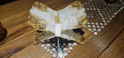 Koranhalter transparent gold Epoxidharz  Lesezeichen Buchständer Islam Mu - Bild 1 von 4