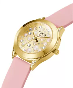 GUESS Reloj Mujer Perla Perlas GW0381L2 Rosa Polvo Reloj de Pulsera - Imagen 1 de 10